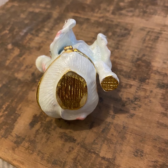 Elephant Enamel & Rhinestone Treasure Box - Picture 3 of 5